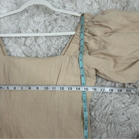 Elegant Cream Mini Dress - Picture 12 of 13